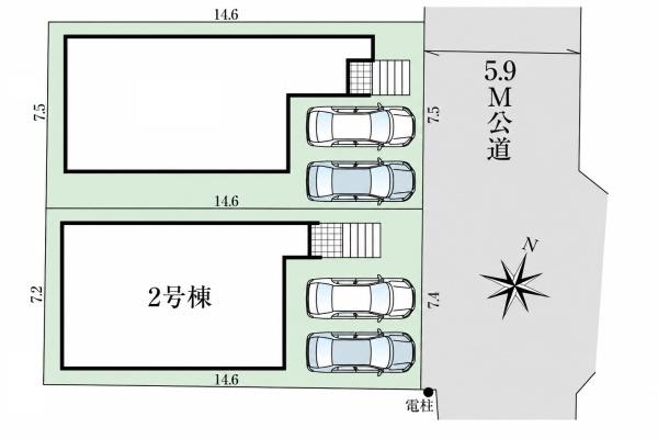 岡崎市細川町　新築戸建て　全2棟　2号棟