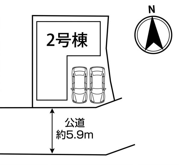 岡崎市若松町大廻全2棟2号棟　新築戸建て
