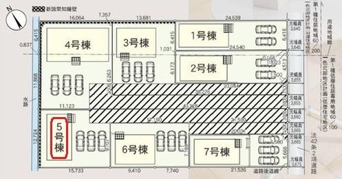 西尾市一色町一色　全7棟5号棟　新築戸建て