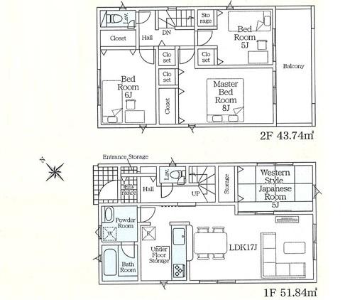 西尾市住崎　全2棟1号棟　新築戸建て