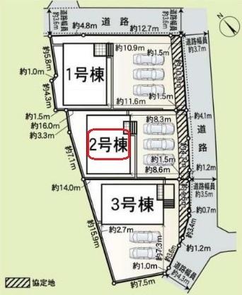 西尾市南中根町第3　全3棟2号棟　新築戸建て