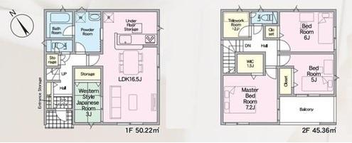 西尾市南中根町第2　全3棟2号棟　新築戸建て