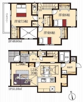 安城市榎前町　新築戸建て全2棟2号棟