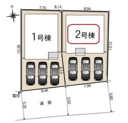 知立市弘法町　全2棟2号棟　新築戸建て