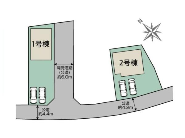 岡崎市昭和町中屋敷全2棟1号棟　新築戸建て