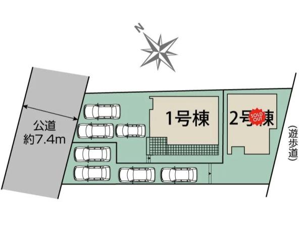 豊田市宝町十三塚全2棟1号棟　新築戸建て