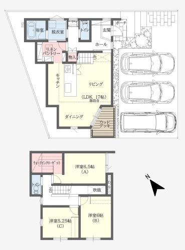 岡崎市赤渋町字郷東　新築戸建