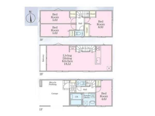 川崎市多摩区宿河原４丁目の新築一戸建
