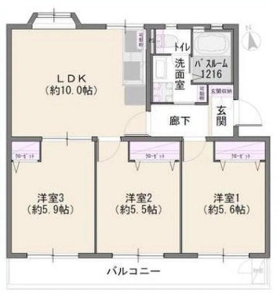 県公社川崎生田住宅3号棟