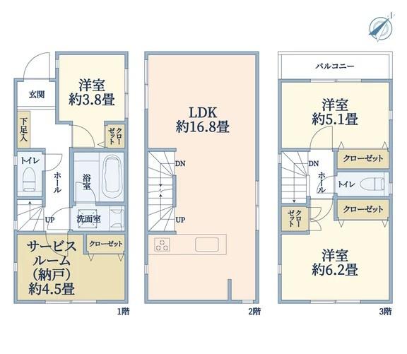 川崎市中原区宮内１丁目の中古一戸建て