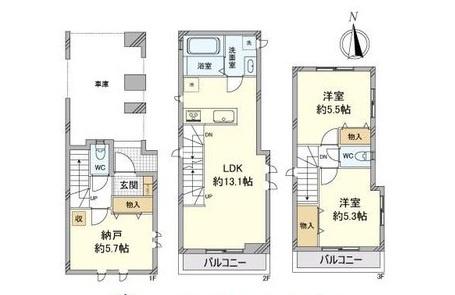 川崎市高津区新作６丁目の新築一戸建