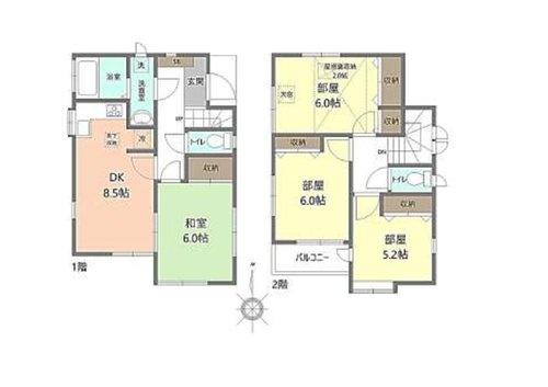 川崎市中原区宮内２丁目の中古一戸建て