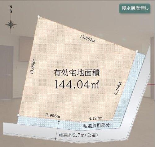 川崎市中原区小杉陣屋町１丁目の売土地