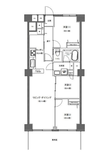 メゾンドール新多摩川C棟