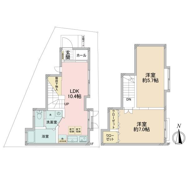 川崎市中原区上平間の中古一戸建
