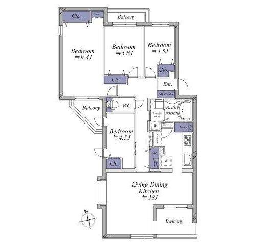 多摩川久地パークハイツ