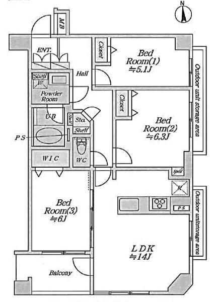 ヒルズ武蔵中原ウエストウィング