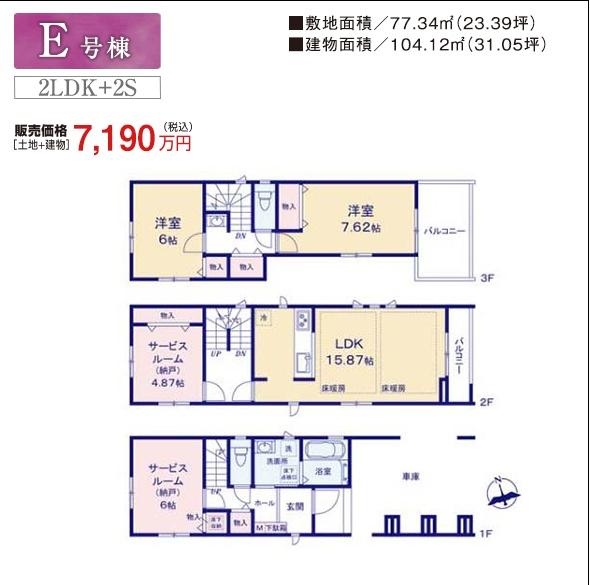 川崎市高津区溝口６丁目の新築一戸建