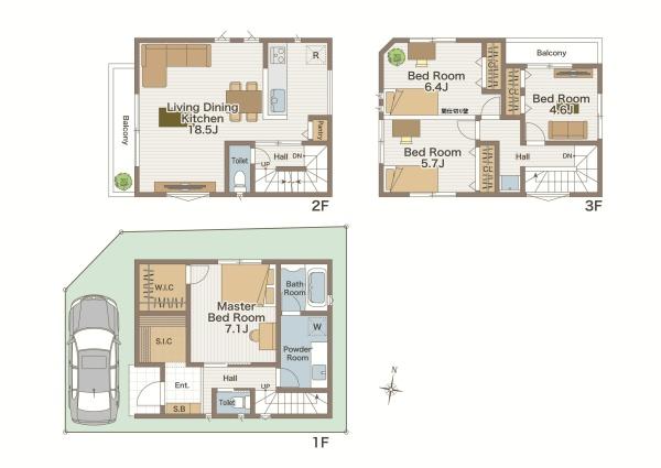 川崎市高津区子母口の新築一戸建