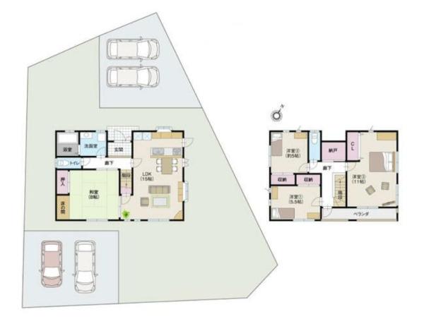 桜新町2丁目 中古戸建