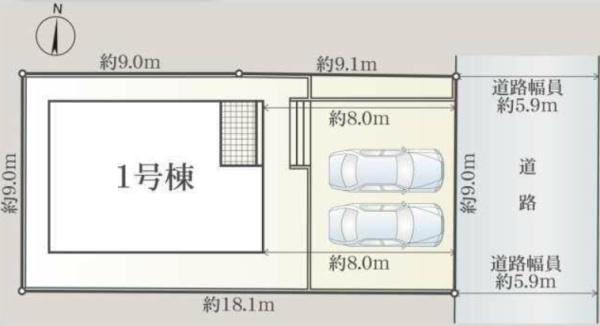 クレイドルガーデン菰野町大羽園紫垣町　第２　１号棟