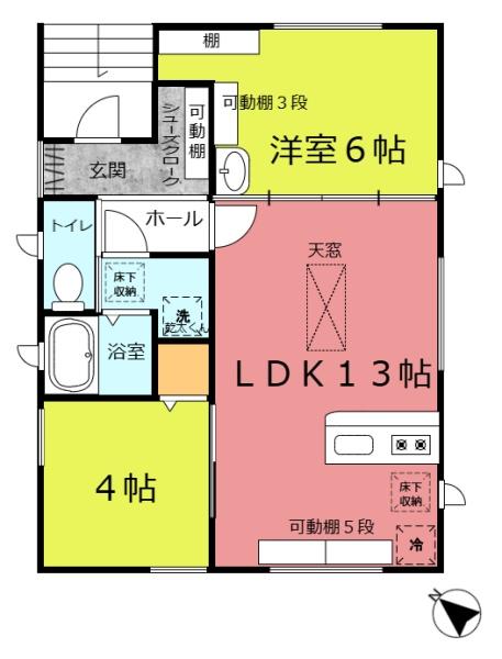 ノエルス東阿倉川　Ｂ棟