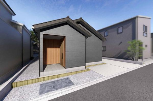 間接照明のある泊山崎の平屋