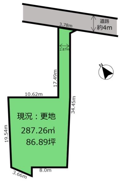 智積町　売土地
