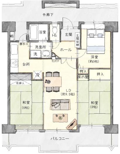 第三北浜田マンション