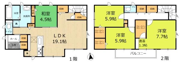 鈴鹿市高岡台３丁目　中古戸建