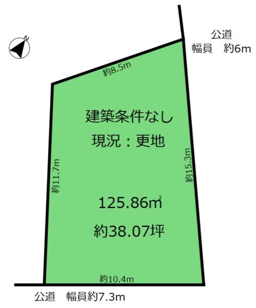 赤堀１丁目　売土地