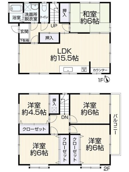 亀山市能褒野町の中古一戸建て