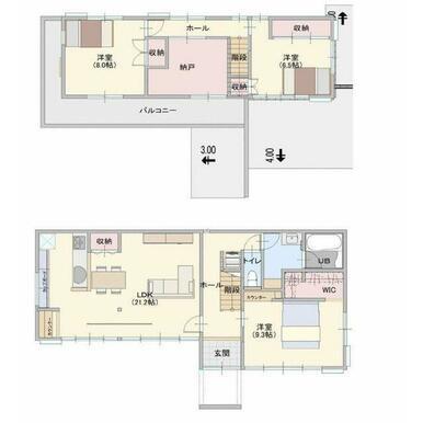 鈴鹿市江島本町　中古戸建
