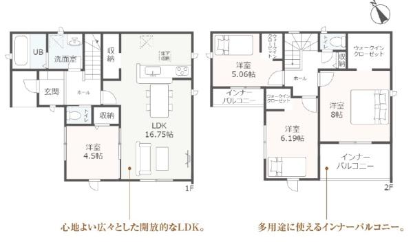 リーブルガーデン鈴鹿市東玉垣町第６　１号棟