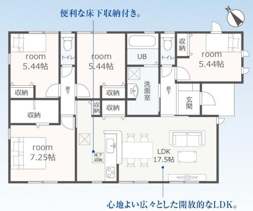 リーブルガーデン亀山市栄町第４　３号棟