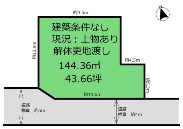 桑名市大字森忠448-3　売土地