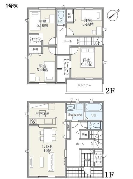 弥富市平島町大脇　1号棟　新築一戸建て