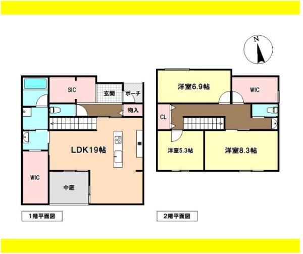 津島市莪原町みずほ　中古一戸建て
