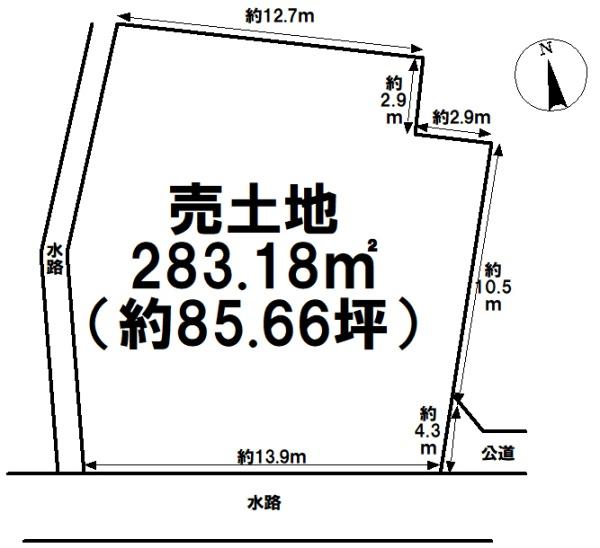 津島市越津町字柳之内の売土地