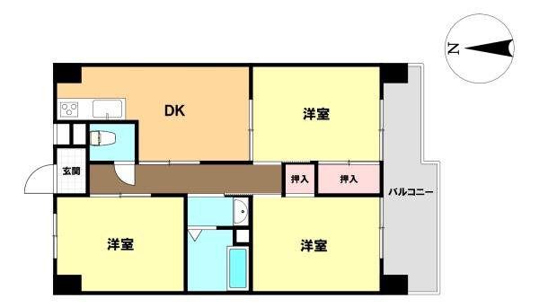 小橋方コーポラスＡ棟