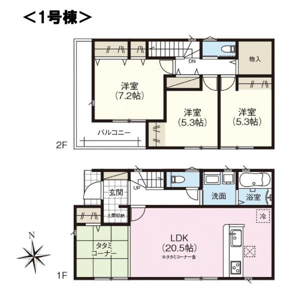 津島市江東町　１号棟　新築一戸建て