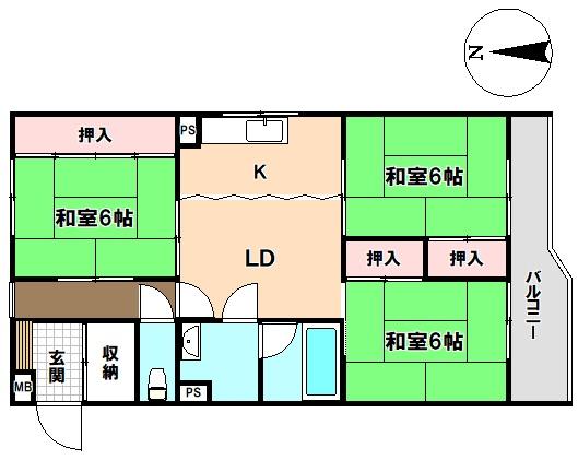 小橋方コーポラスＢ棟