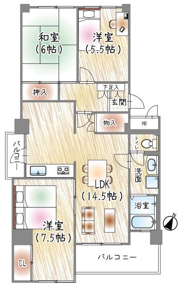 佃第２コーポ四号棟