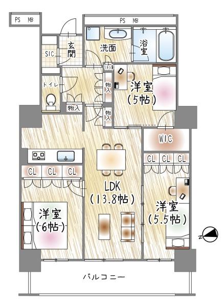 阿波座ライズタワーズフラッグ46