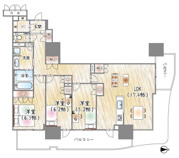 ローレルタワー堺筋本町