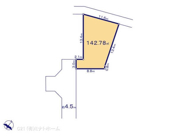 横浜市港南区日野南１丁目の売土地