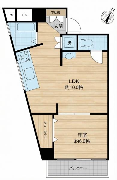シャトレ吉野町　最上階