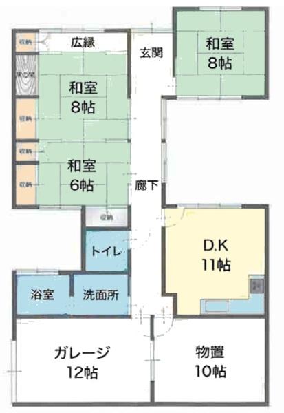 大網白里市ながた野１丁目　中古戸建
