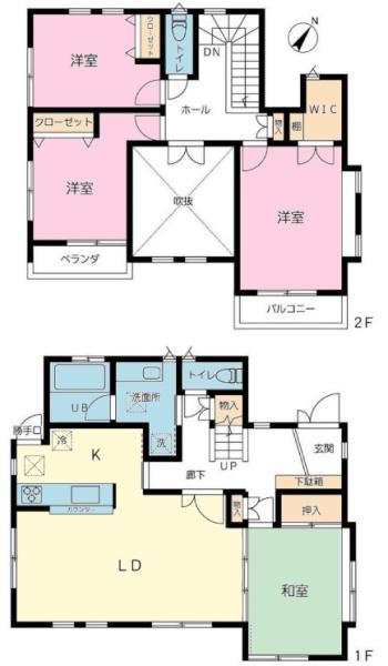 千葉市花見川区み春野2丁目　中古戸建