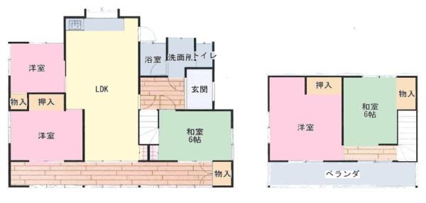 君津市三直　中古戸建
